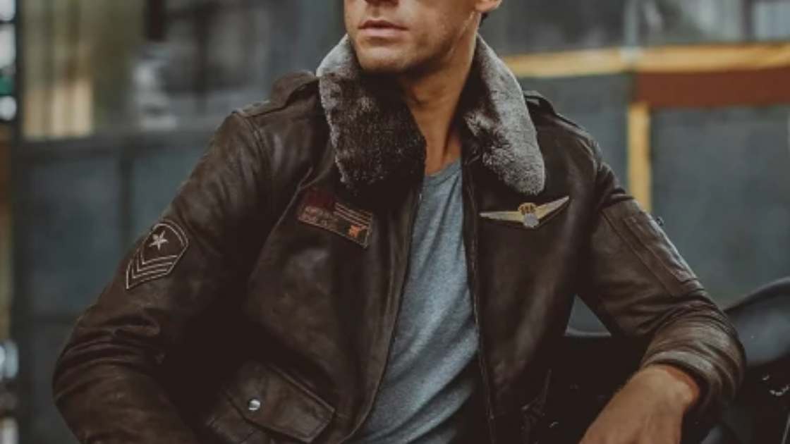 Leather flight hot sale jacket mens