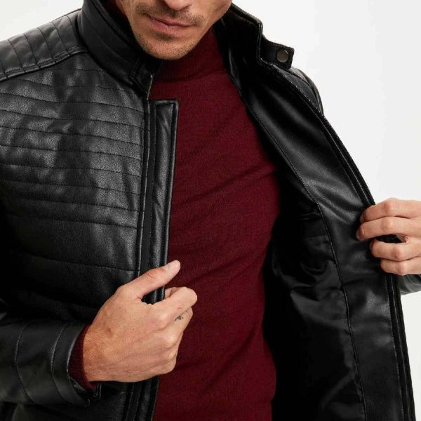 Black Leather Jacket 52 6