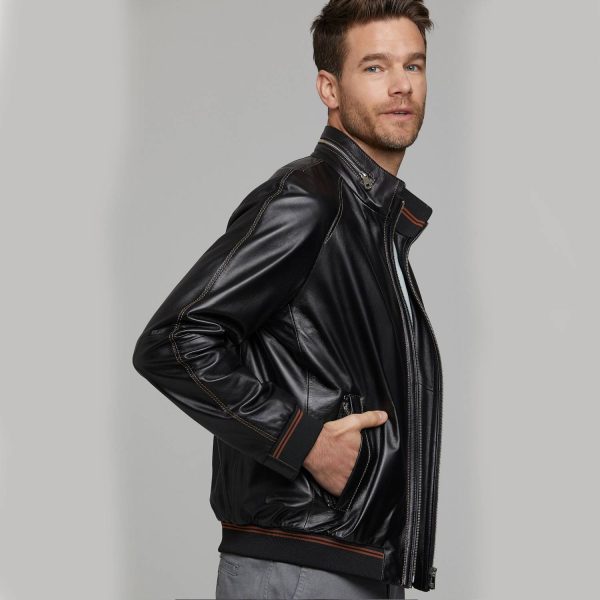 Black Leather Jacket 60 2