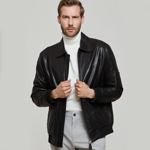 Black Leather Jacket 62 3