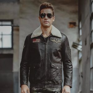 Shop Best Quality Air Force Genuine Leather Jacket Aviator 2021