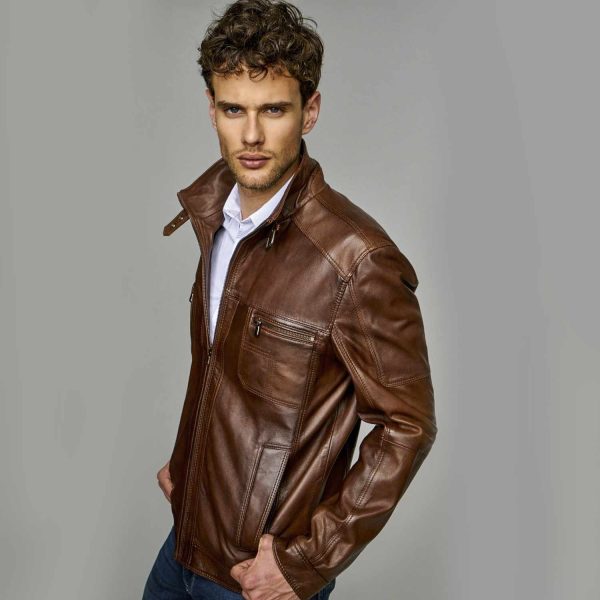 Brown Leather Jacket