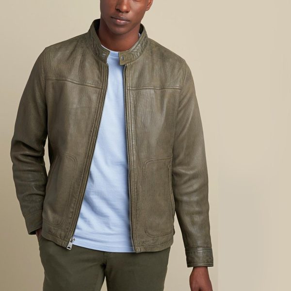 Hooded Leather Jacket
