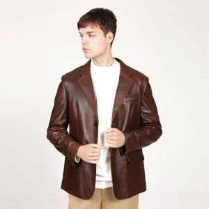 Leather Blazer