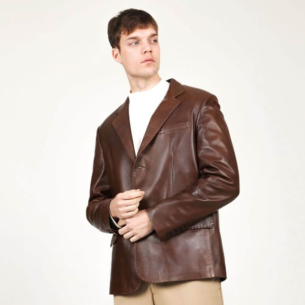 Leather Blazer