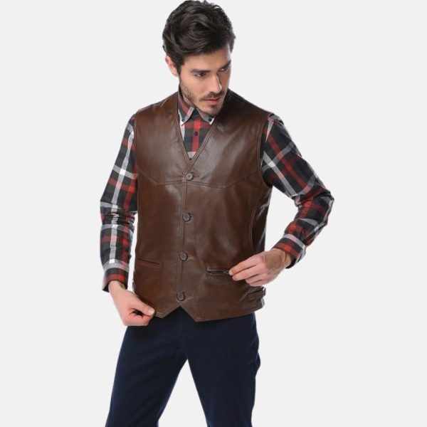 Leather Vest
