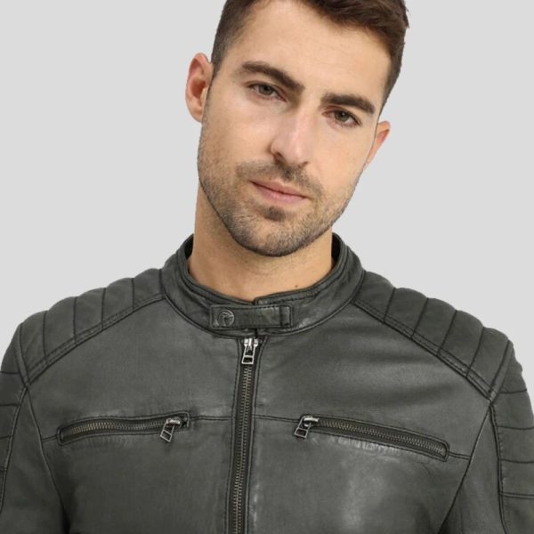 Quilted Leather Jacket