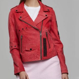 New Women Genuine Real Leather Jacket Ladies Slim Fit Biker Coat XW602 