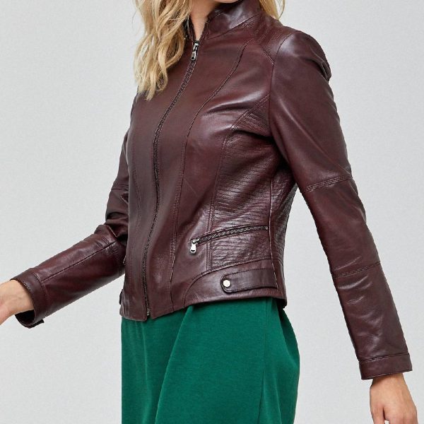 womens leather jacket