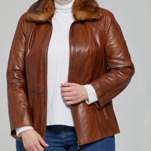 womens leather jacket