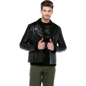 Mens Black Leather Jacket