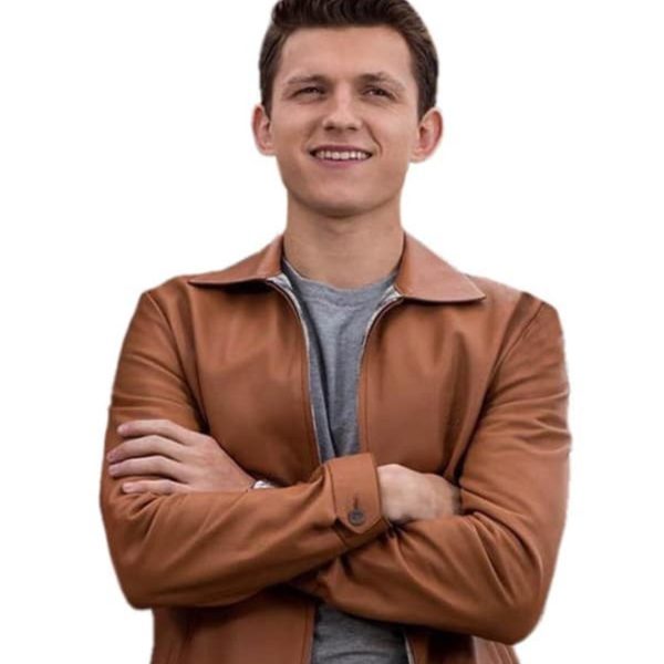 tom holland brown jacket