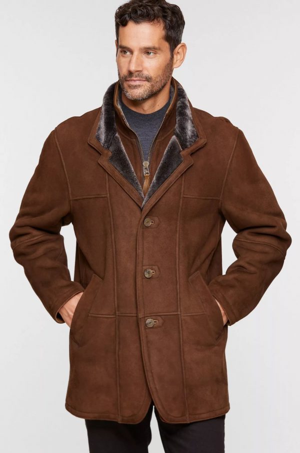 Cappuccino Sheepskin Coat