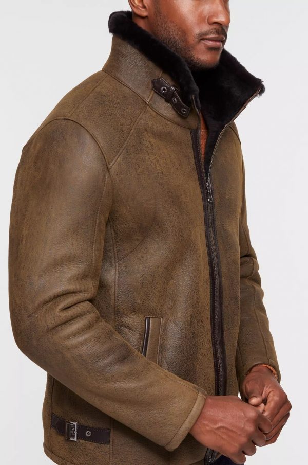 Brown Shearling Sheepskin Jacket