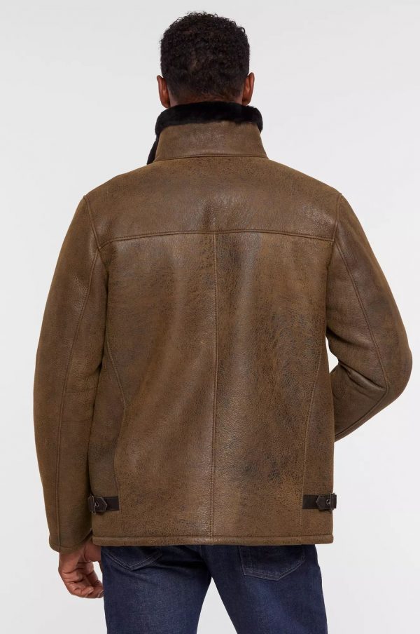 Brown Shearling Sheepskin Jacket