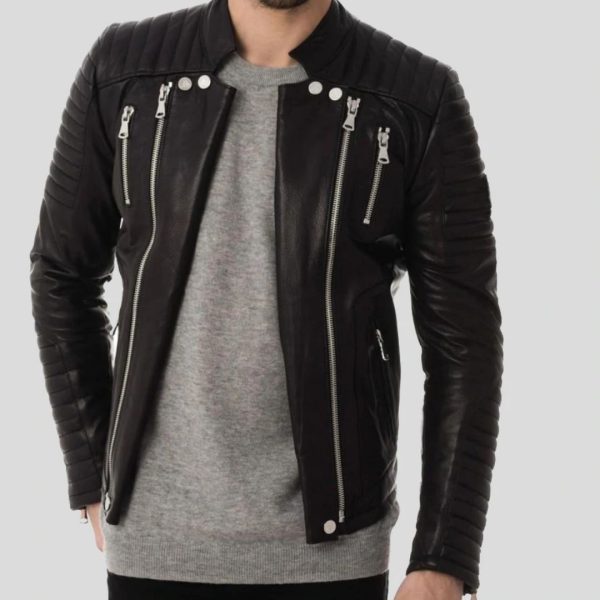 Quilted Leather Jacket