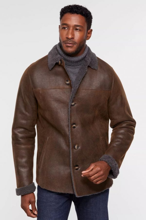Sheepskin Shirt Jacket