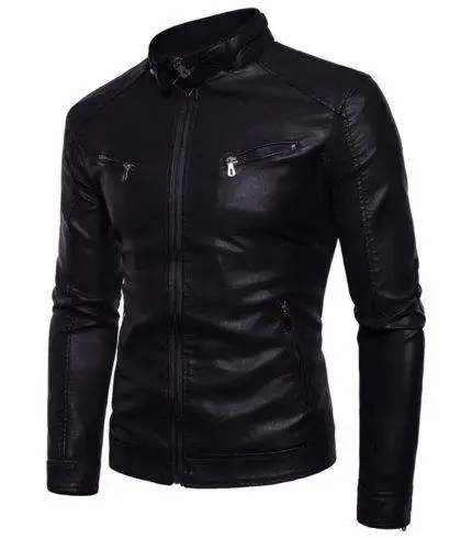 Black Moto Biker Jacket