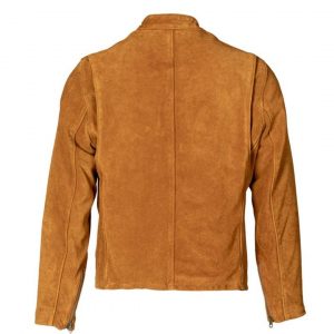 Hand Vintaged Split Cowhide Cafe Racer Jacket