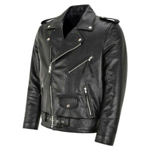 Motorcycle Slim Fit Leather Jacket