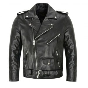 Motorcycle Slim Fit Leather Jacket