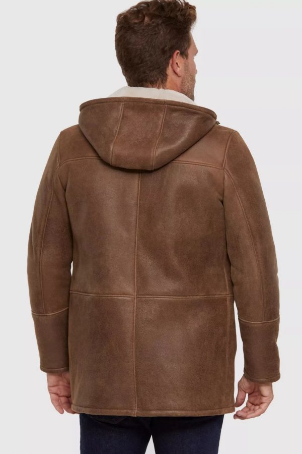 Sheepskin Coats with Detachable Hood