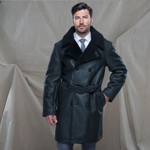 The Highview Shearling Trench Coat