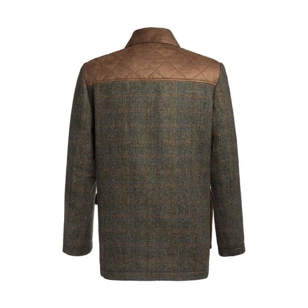 Tweed Overcoat Bucktrout Tailoring Boyd Coat Green Multi