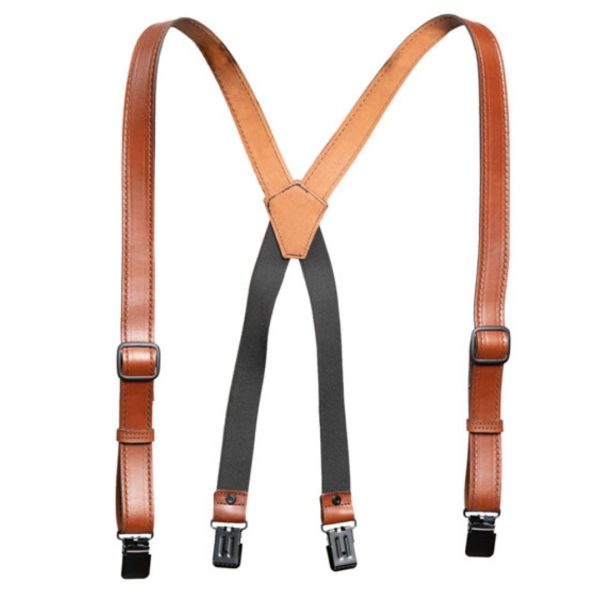 Stylish Brown Leather Suspender 5