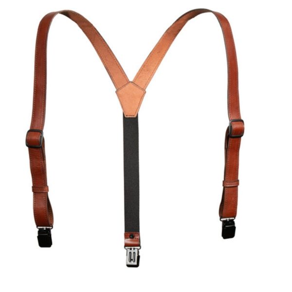 Stylish Brown Leather Suspender 6