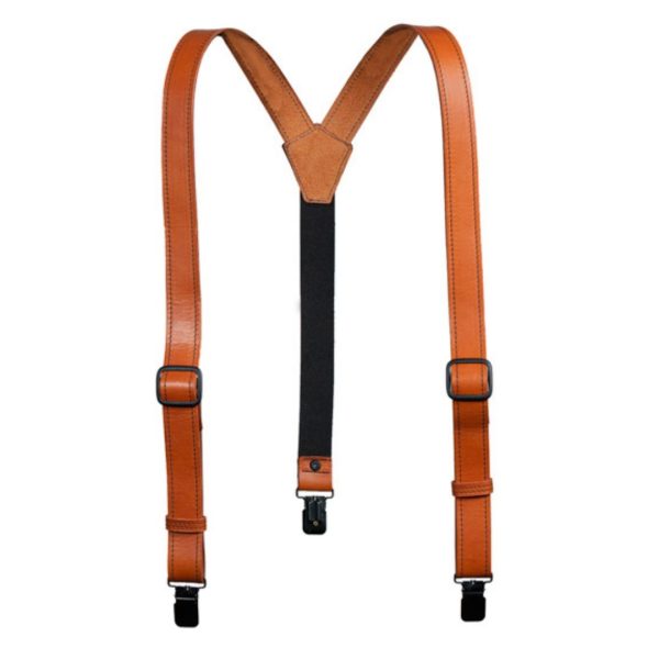 Stylish Tan Leather Suspender 7