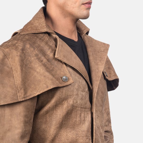 Deux Brown Leather Duster 3