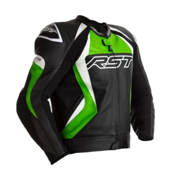 Green and Black Motorcycle Jacket