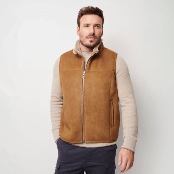 Heath Shearling Sheepskin Vest