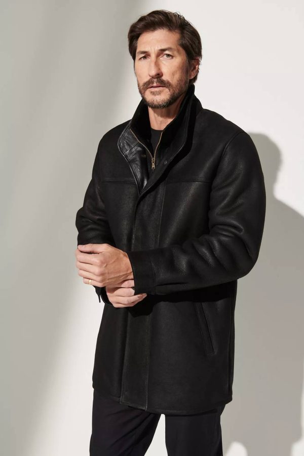 Corbin Shearling Sheepskin Coat 5