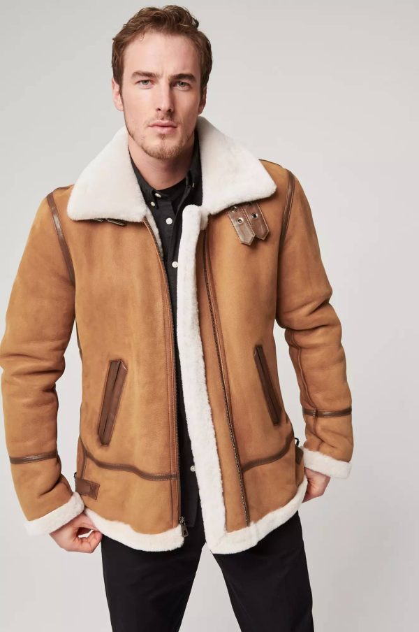 Jason Sheepskin B 3 Bomber Jacket 12