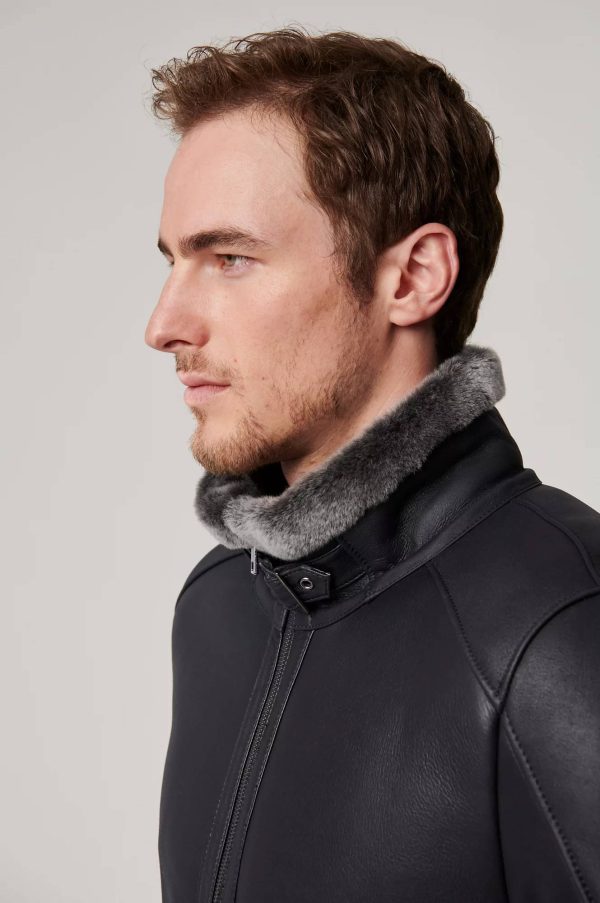 Lance Spanish Shearling Sheepskin Jacket 4