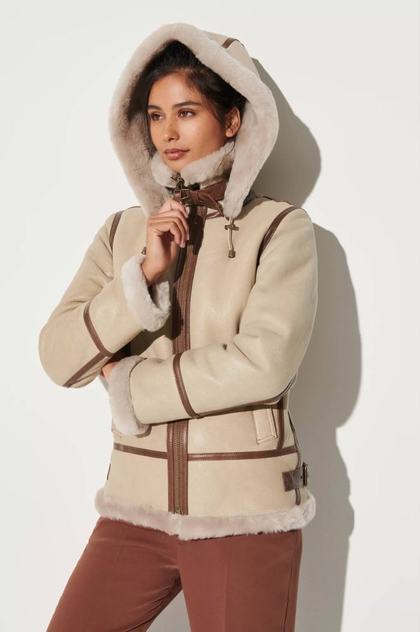 Jane Special Edition Merino Sheepskin B 3 Bomber Jacket 13