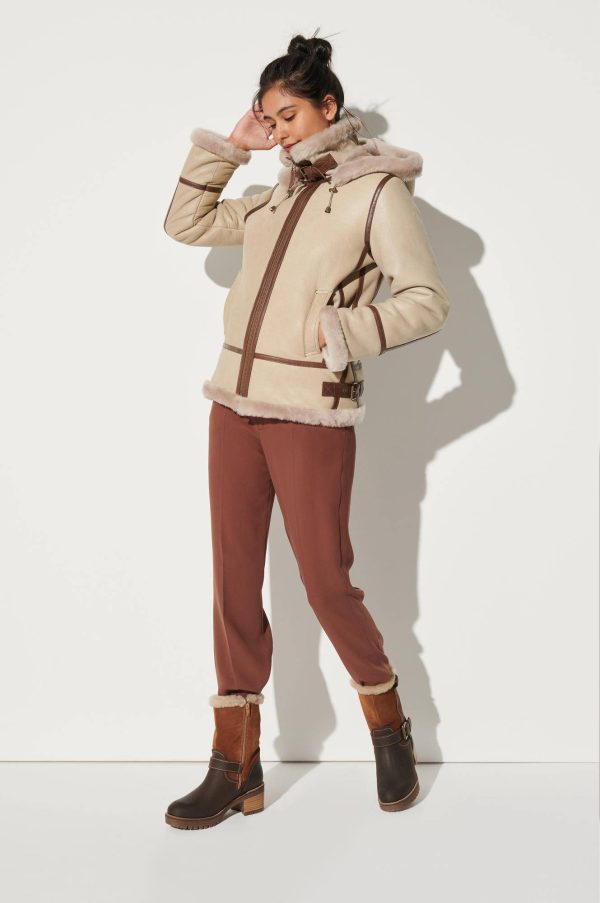 Jane Special Edition Merino Sheepskin B 3 Bomber Jacket 17