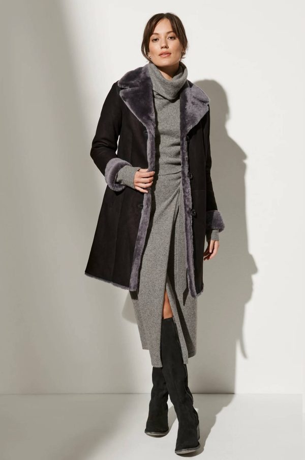 Brooklyn Shearling Sheepskin Coat 8