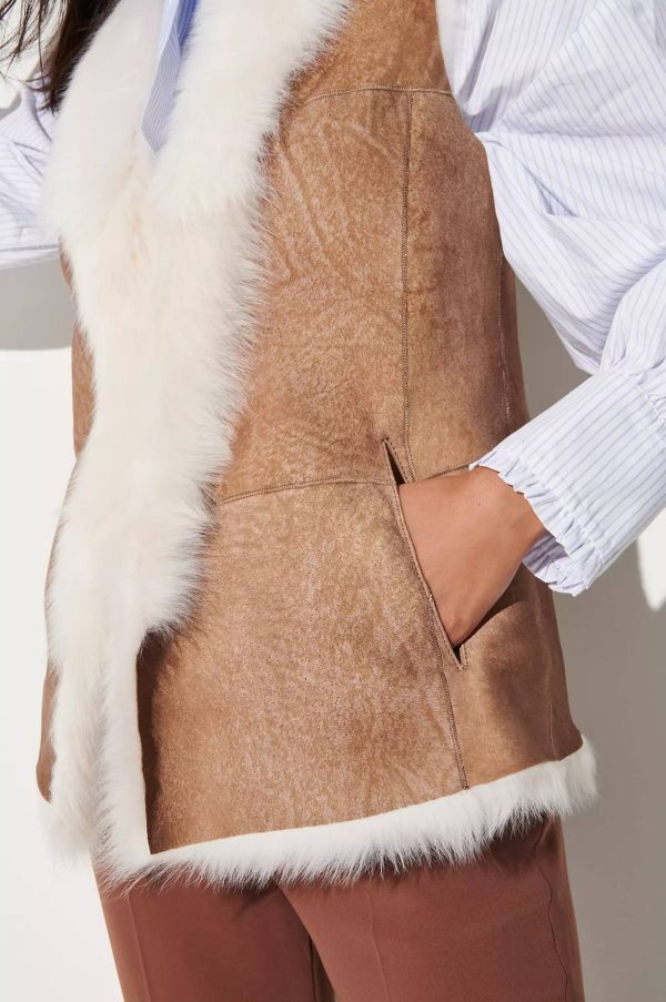 Iris Toscana Sheepskin Vest 16