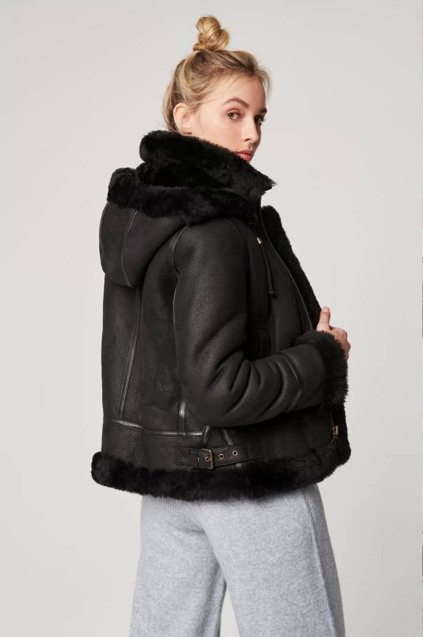 Jane Merino Sheepskin B 3 Bomber Jacket