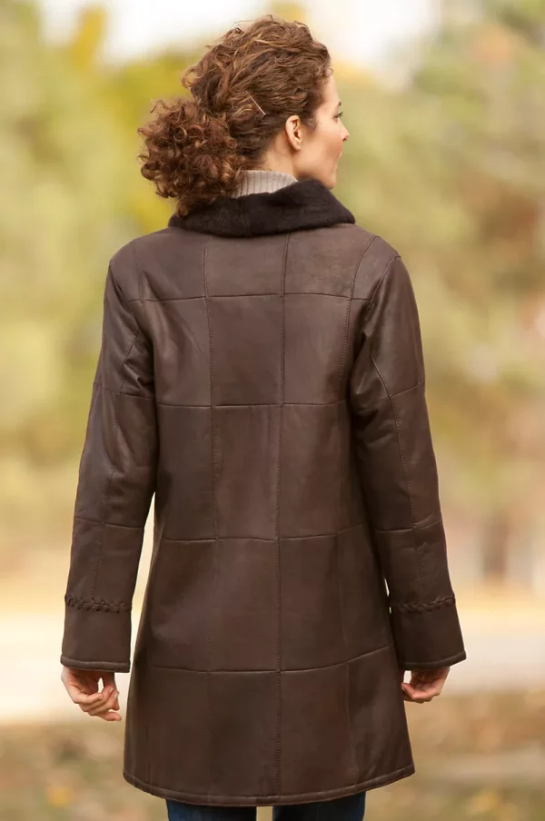 Womens Aberdeen Shearling Sheepskin Coat United States