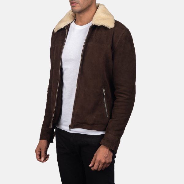 Coffner Brown Shearling Fur Jacket USA