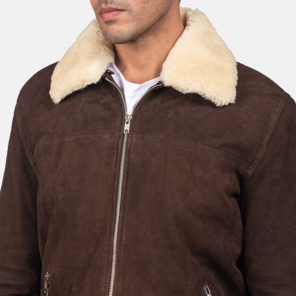 Coffner Brown Shearling Fur Jacket USA