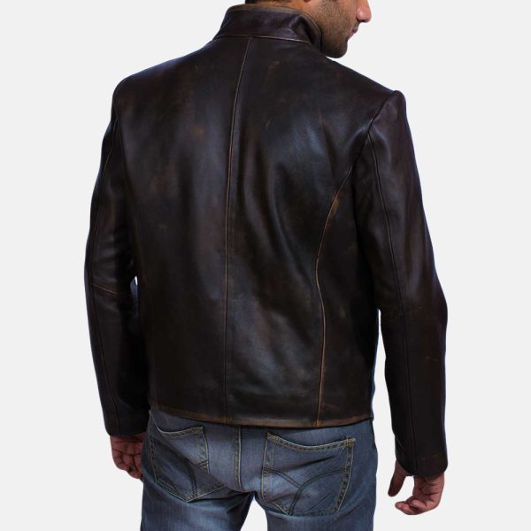 Drakeshire Brown Leather Jacket United States