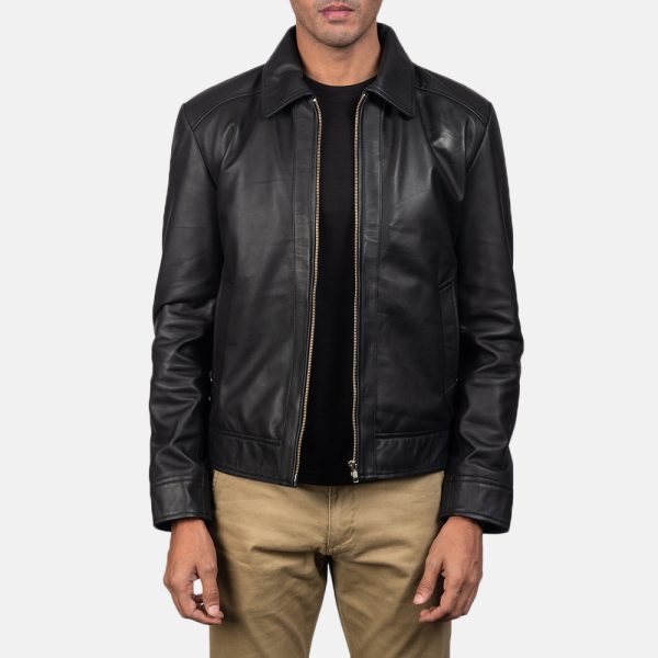 Inferno Black Leather Jacket USA