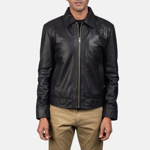 Inferno Black Leather Jacket United States