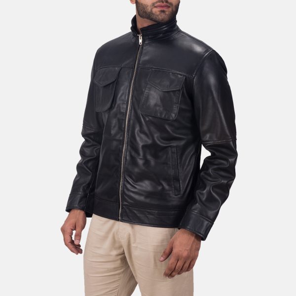 Maurice Black Leather Jacket USA
