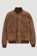 Mens Brown Sheepskin Jacket